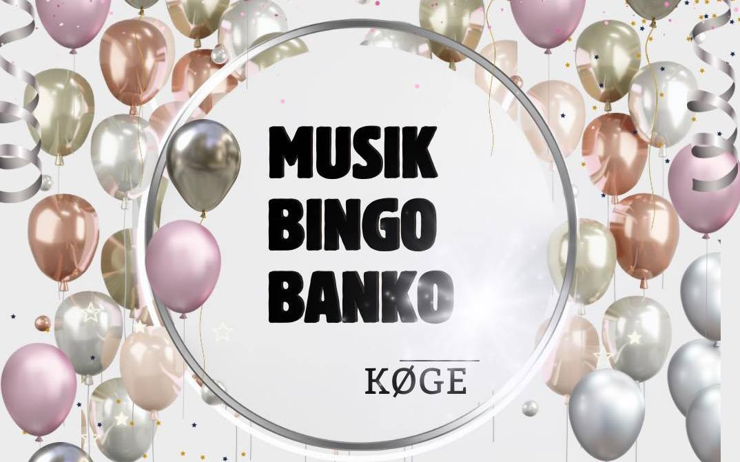 Musik Bingo Banko i Venue Køge - Glimmer & Glitter Party💎