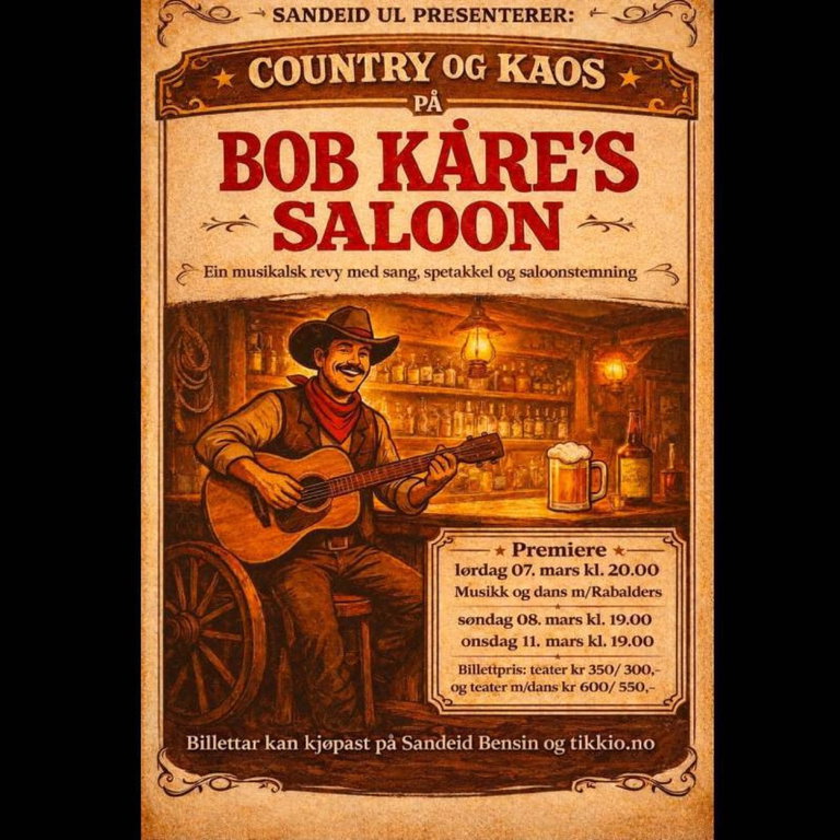Country og kaos i Bob Kåres saloon