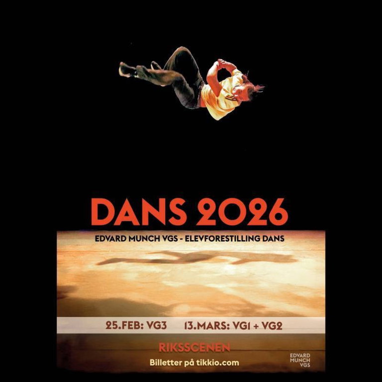 DANS 2026 - vg1+vg2 - Edvard Munch vgs kl. 20.00