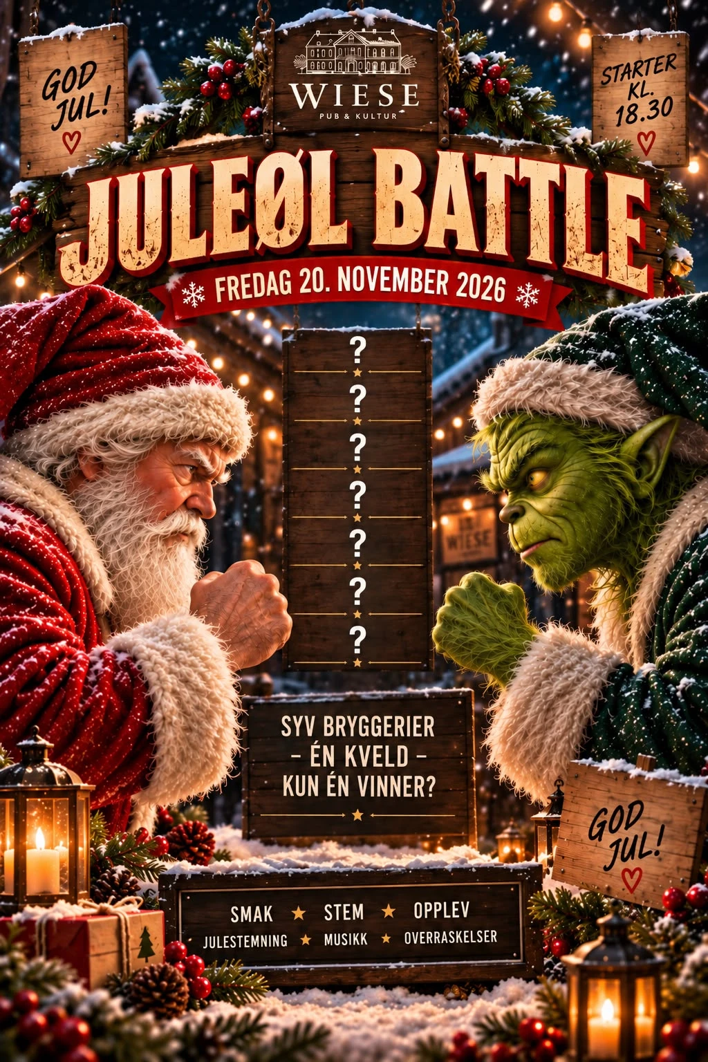 Juleøl Battle på Wiese