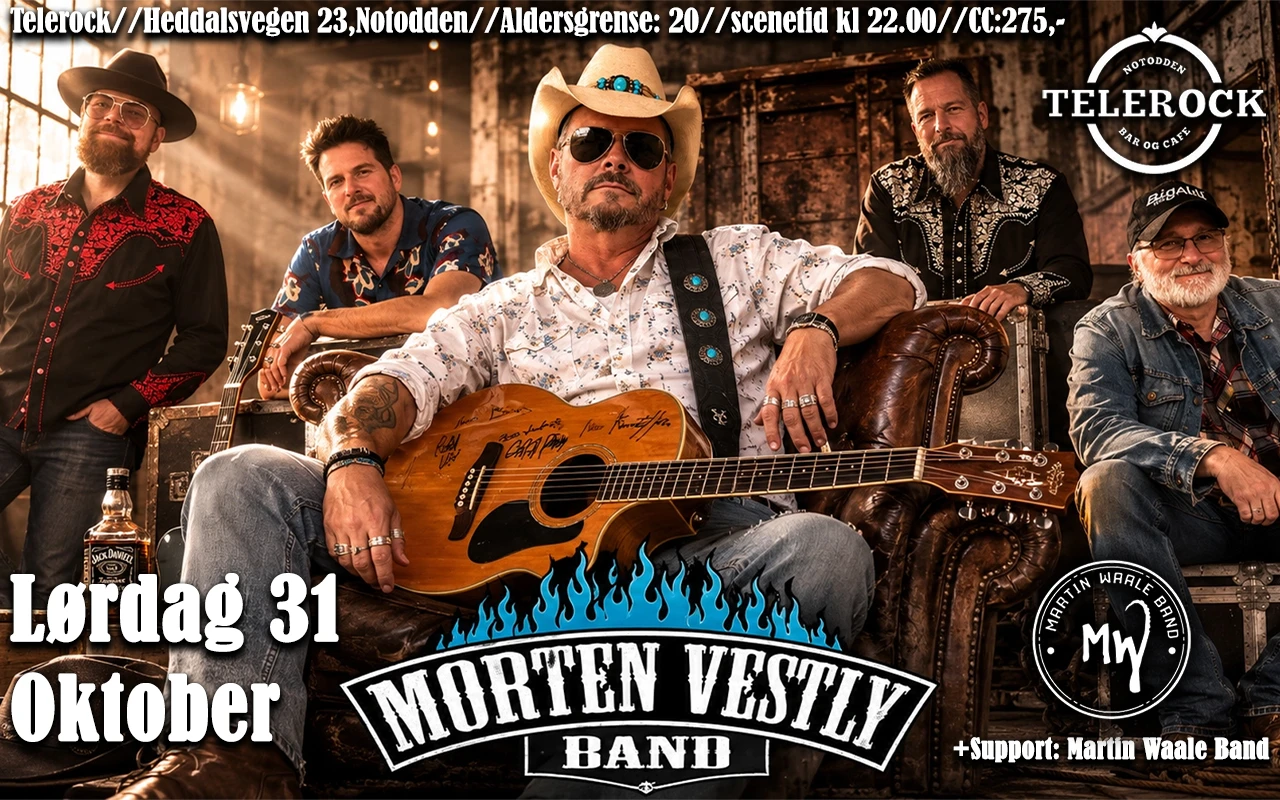 MORTEN VESTLY BAND+MARTIN WAALE BAND LIVE PÅ TELEROCK