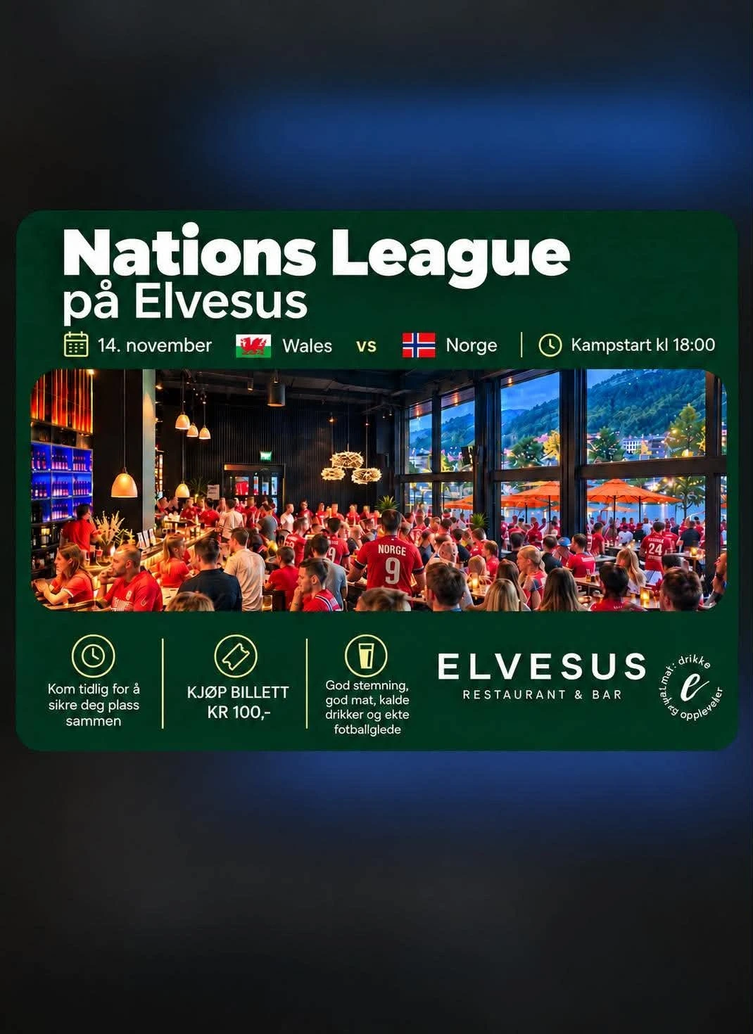 Norge vs Wales