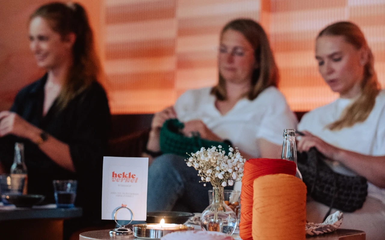 Hekleworkshop Rosa Sløyfe
