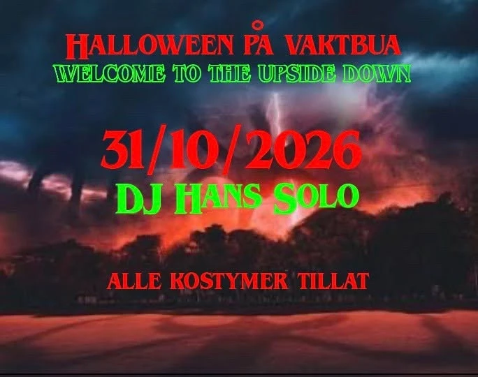 Halloween på Vaktbua med Hans Solo: Welcome to the Upside Down!