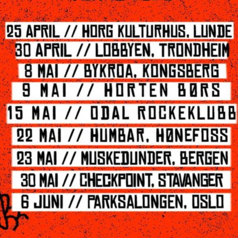 Kjöter + Blått Blod // Muskedunder // 23. mai