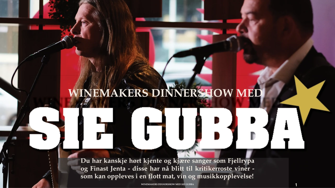 Winemakers Dinnershow med Sie Gubba