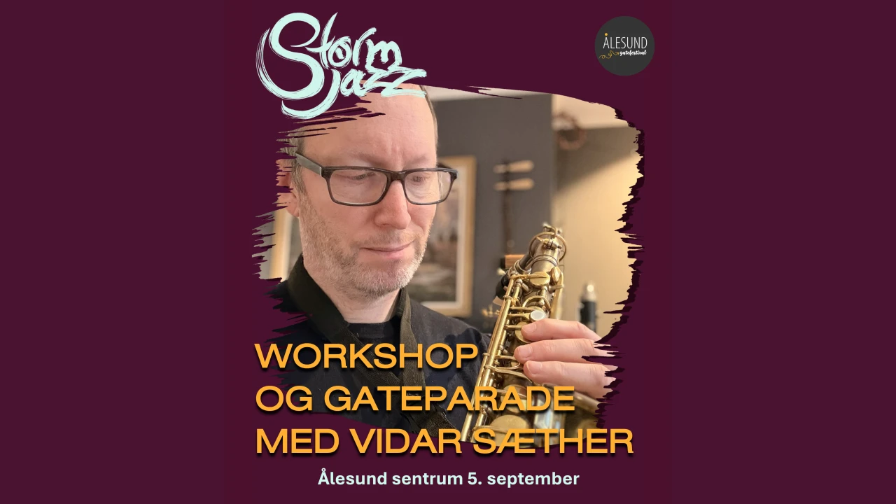 Stormjazz 2026: Gateparade 5. september kl. 12:00