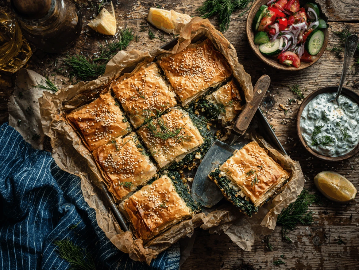 KW Folkekøkken: Greek spinach pie