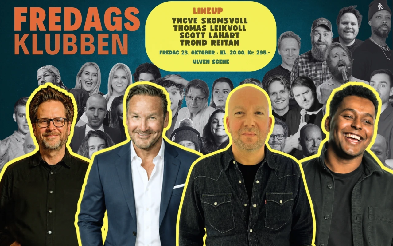 Fredagsklubben med Yngve Skomsvoll, Thomas Leikvoll, Scott LaHart og Trond Reitan