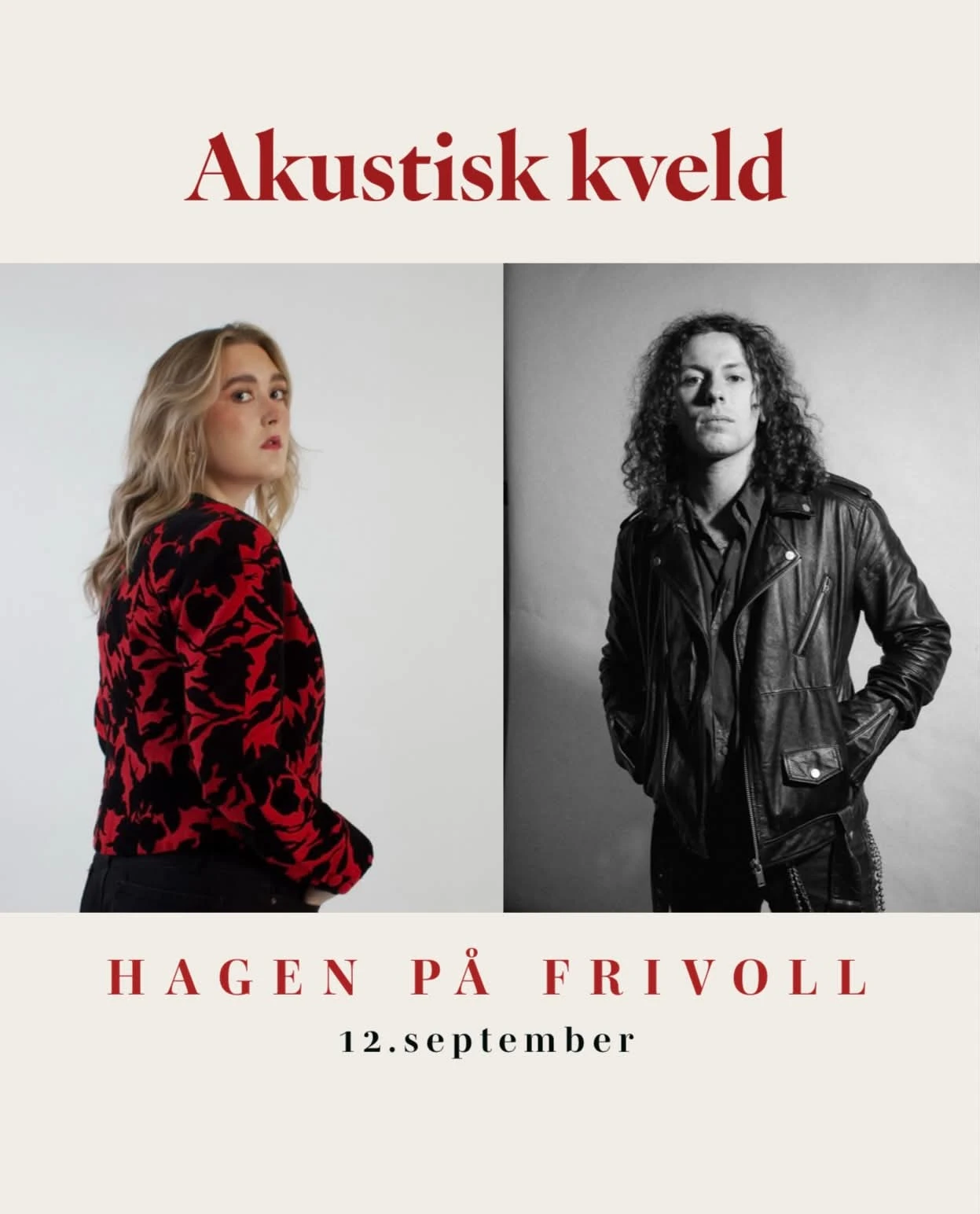 Akustisk kveld med ~ thea og Freedom 
