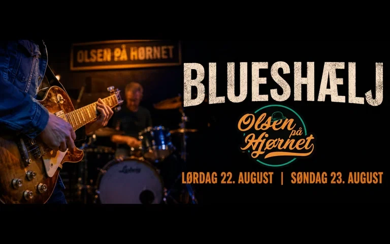Blueshælj // Olsen på Hjørnet