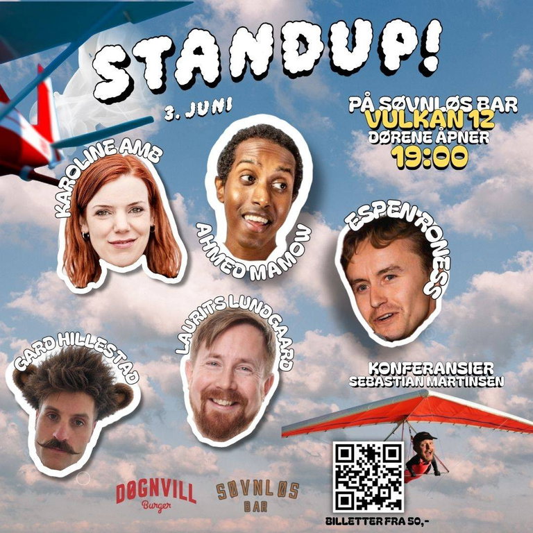 STANDUP! - Søvnløs bar