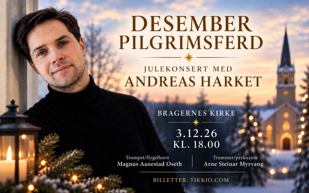 Desember Pilgrimsferd - Julekonsert Andreas Harket