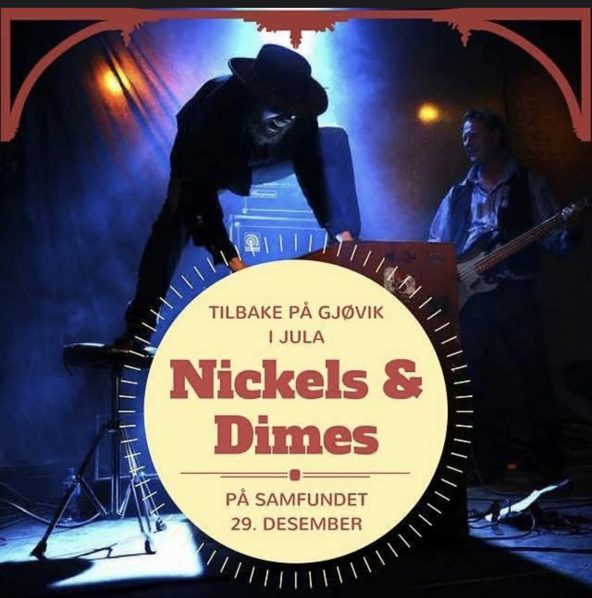 Romjulskonsert med Nickels & Dimes 5. juledag