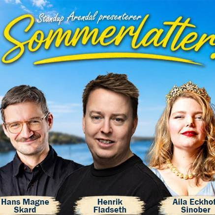Sommerlatter på Streetfood Arendal - med headliner Henrik Fladseth!