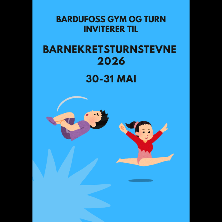 Barnekretsturnstevne 2026 Bardufoss gym og turn