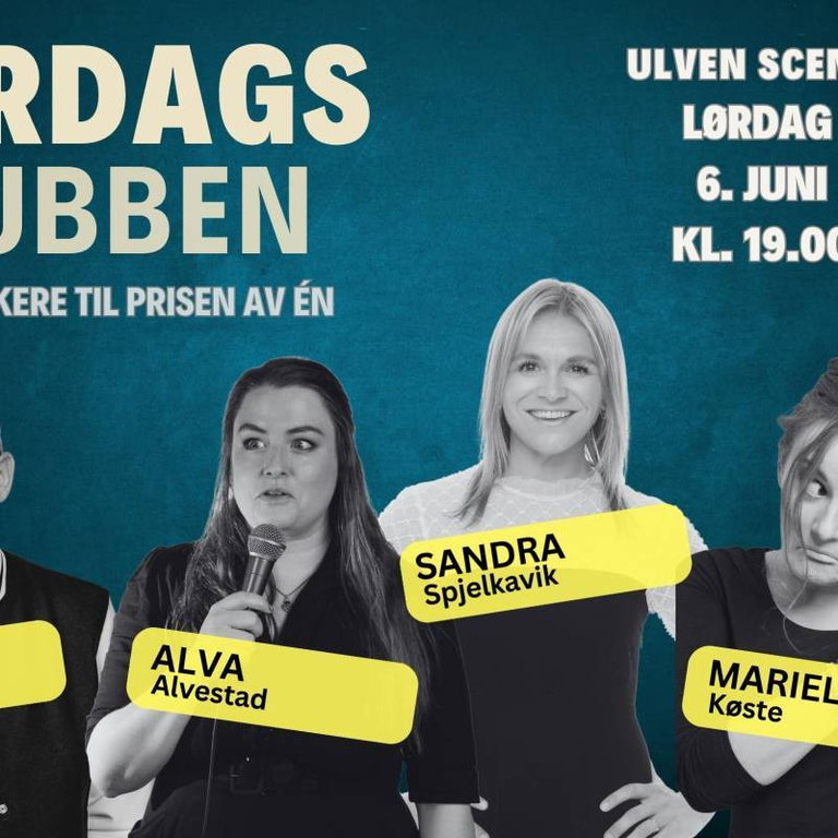 Lørdagsklubben - Sandra Spjelkavik, Alva Alvestrand, Mariell Køste og Tommy Berntsen
