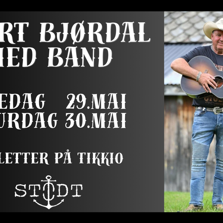 COUNTRYHELG MED SIVERT BJØRDAL // FREDAG 29.MAI & LAURDAG 30.MAI // STØDT BAR & SCENE