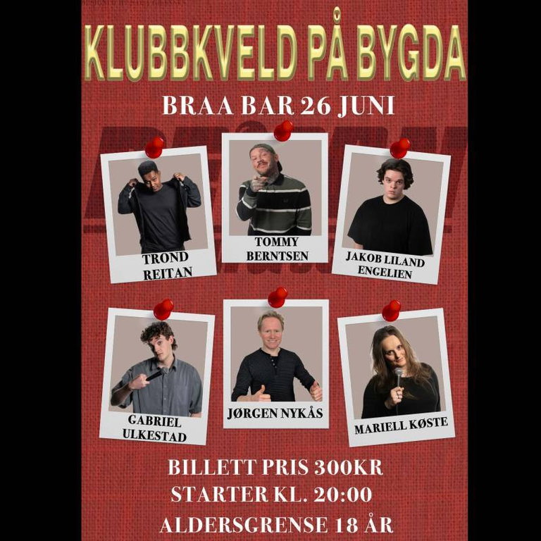Klubb kveld på Braa Bar
