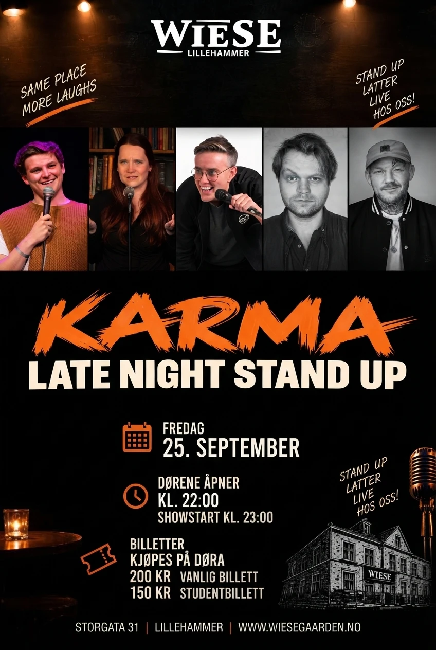 Stand Up Karma Late Night på Wiese