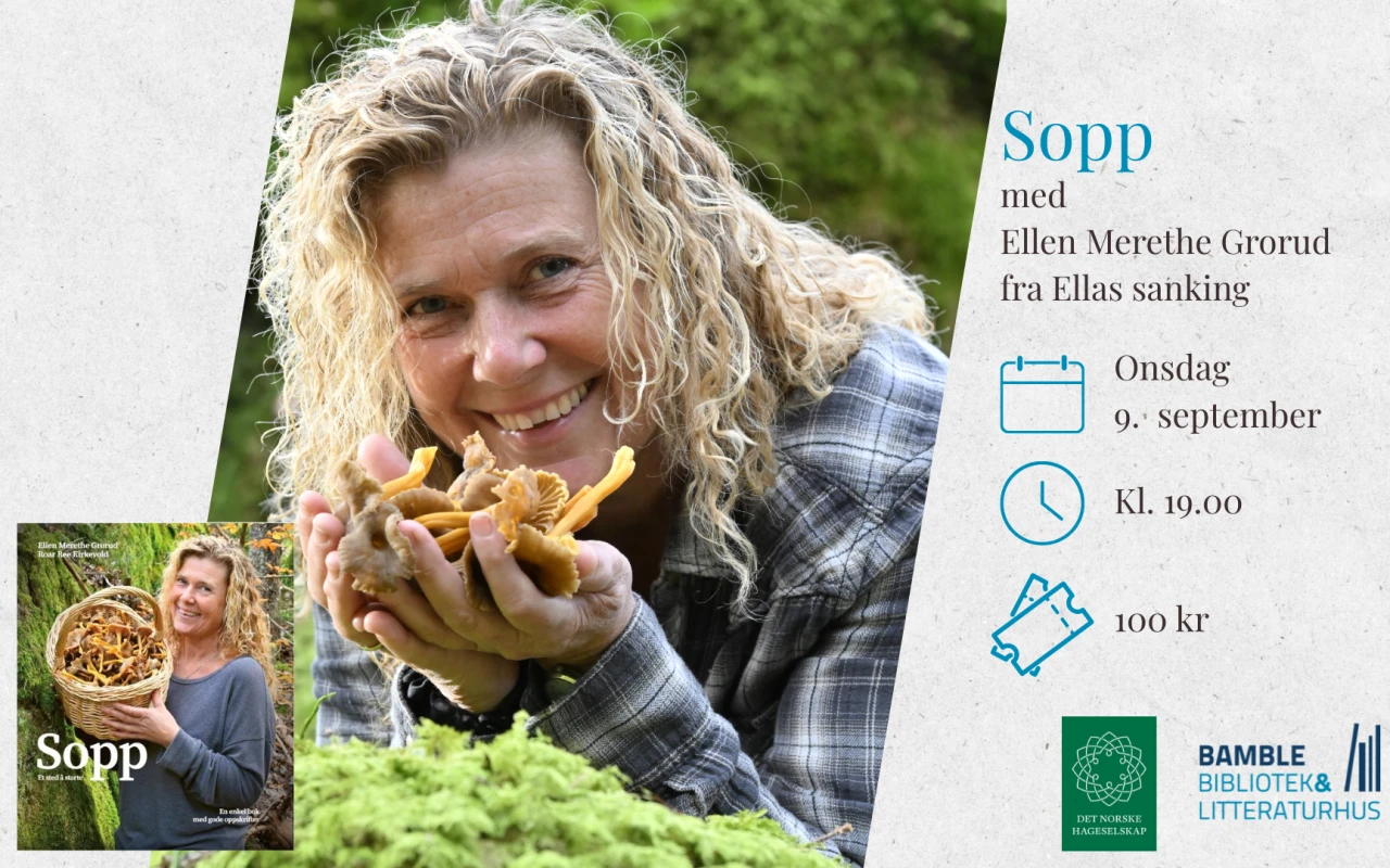 Sopp med Ellen Merethe Grorud