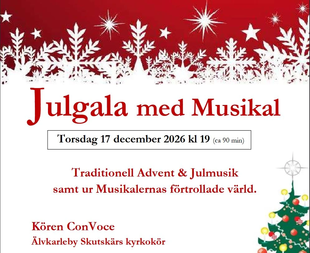 Julgala med Musikal