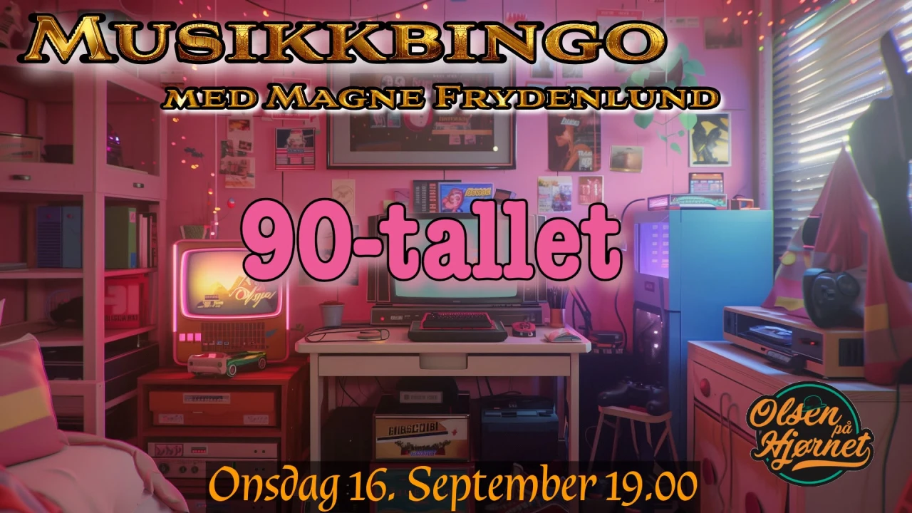 Musikkbingo med Magne Frydenlund // Olsen på Hjørnet