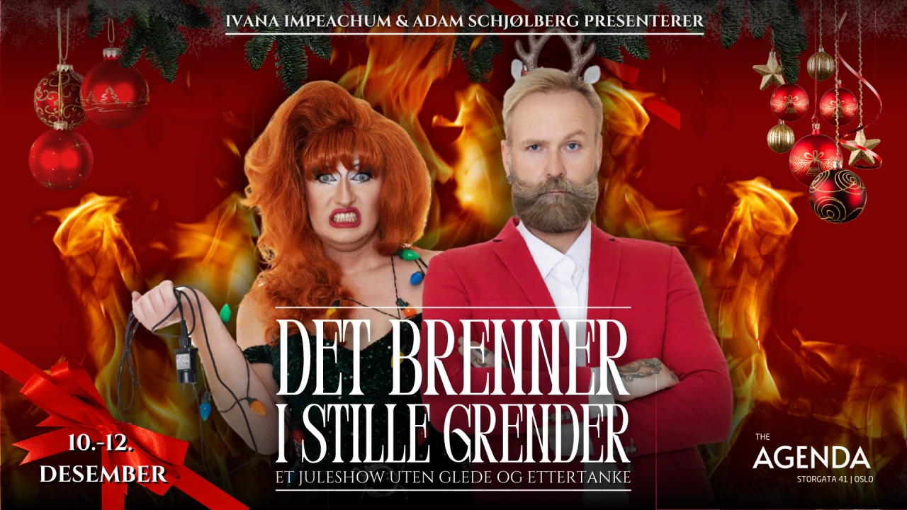 DET BRENNER I STILLE GRENDER: Et juleshow uten glede og ettertanke PREMIERE
