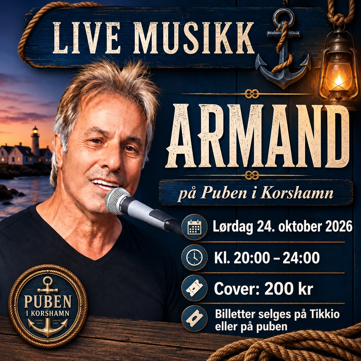 Armand live på Korshamn Pub 