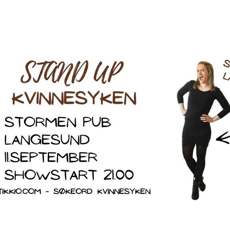 Stand Up på Stormen Pub - Kvinnesyken