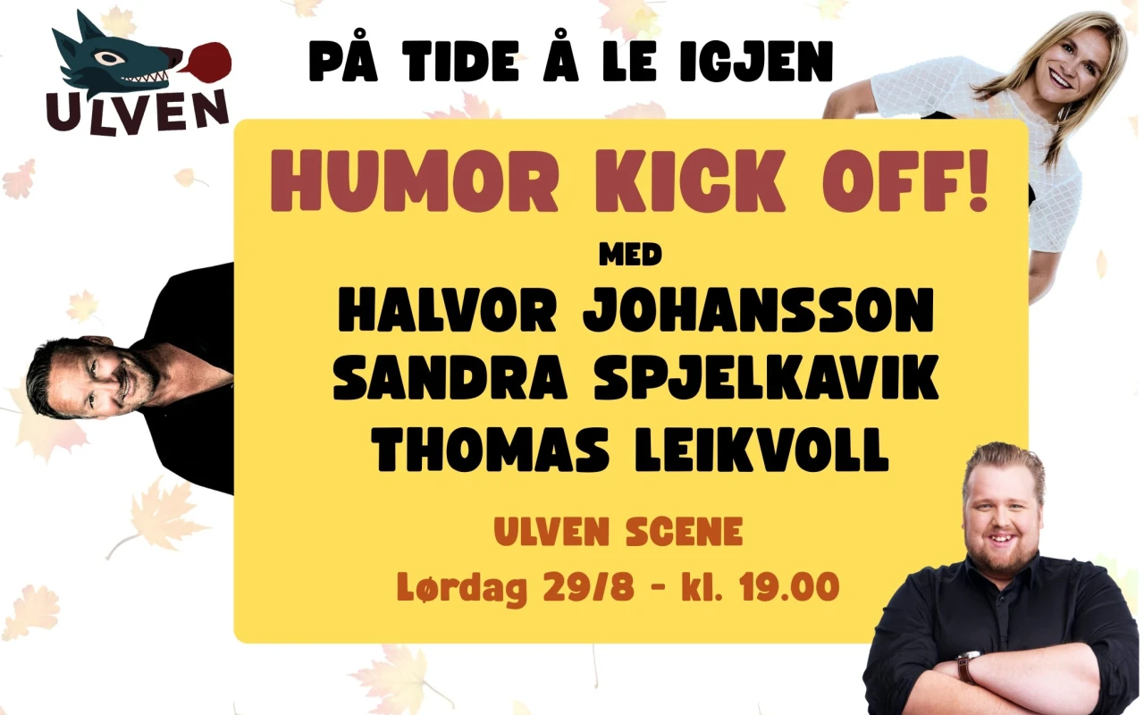 Kick off - Halvor Johansson og Sandra Spjelkavik. Konferansier: Thomas Leikvoll