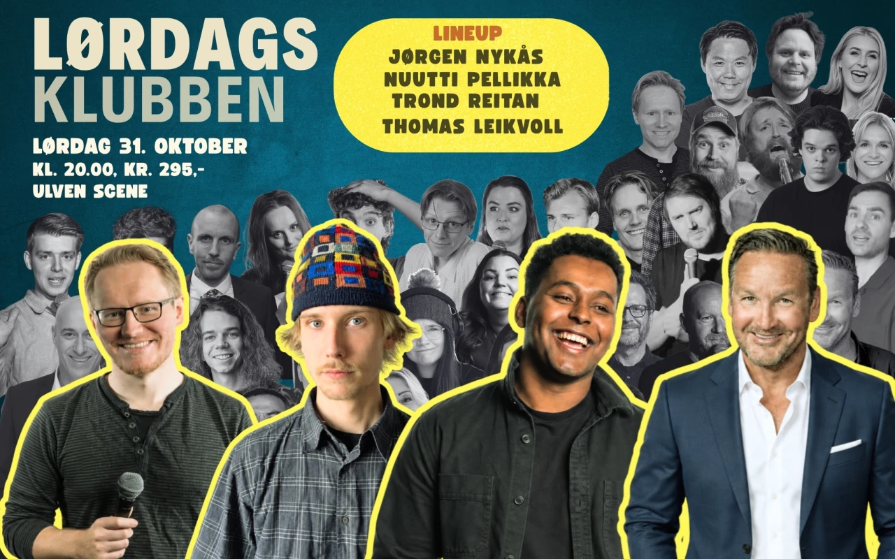 Lørdagsklubben med Jørgen Nykås, Nuutti Pellikka, Thomas Leikvoll, Trond Reitan