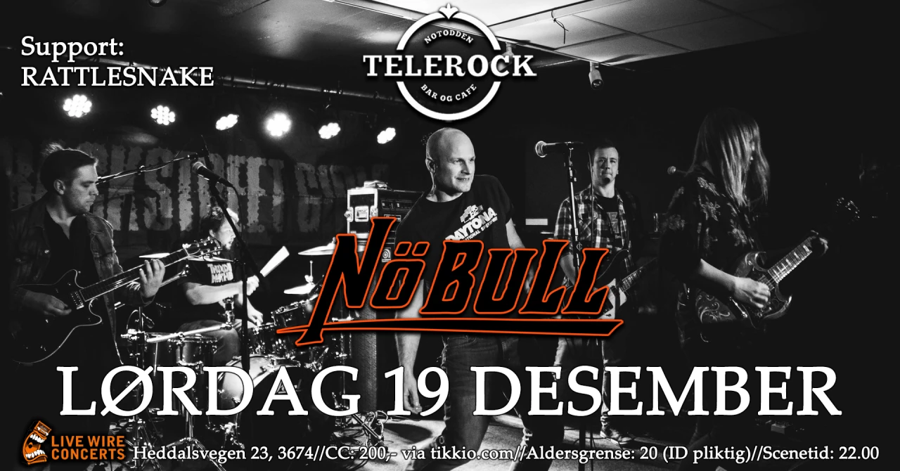 NO BULL+supp: RATTLESNAKE LIVE AT TELEROCK