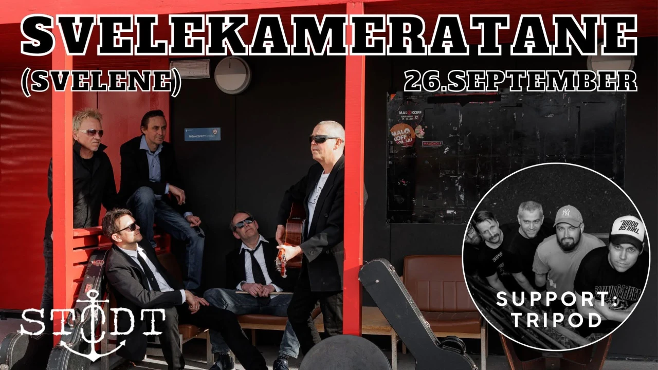SVELEKAMERATANE + SUPPORT: TRIPOD // 26.09 // STØDT BAR & SCENE