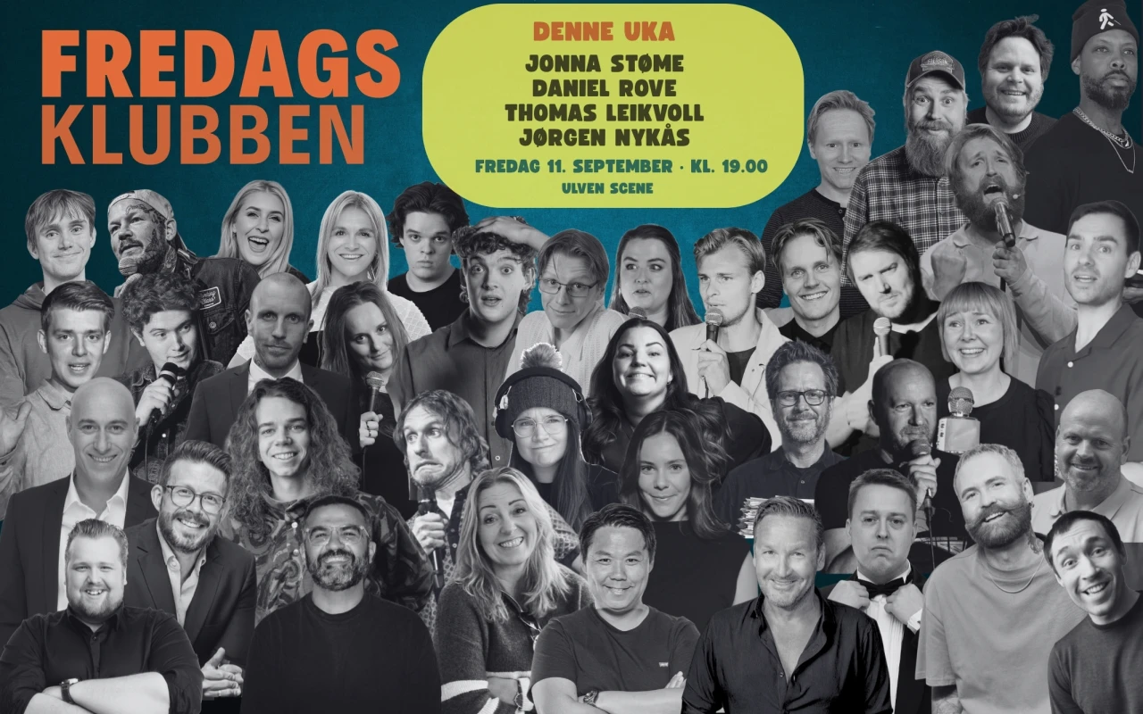 Fredagsklubben - Jonna Støme, Daniel Rove, Thomas Leikvoll, Jørgen Nykås
