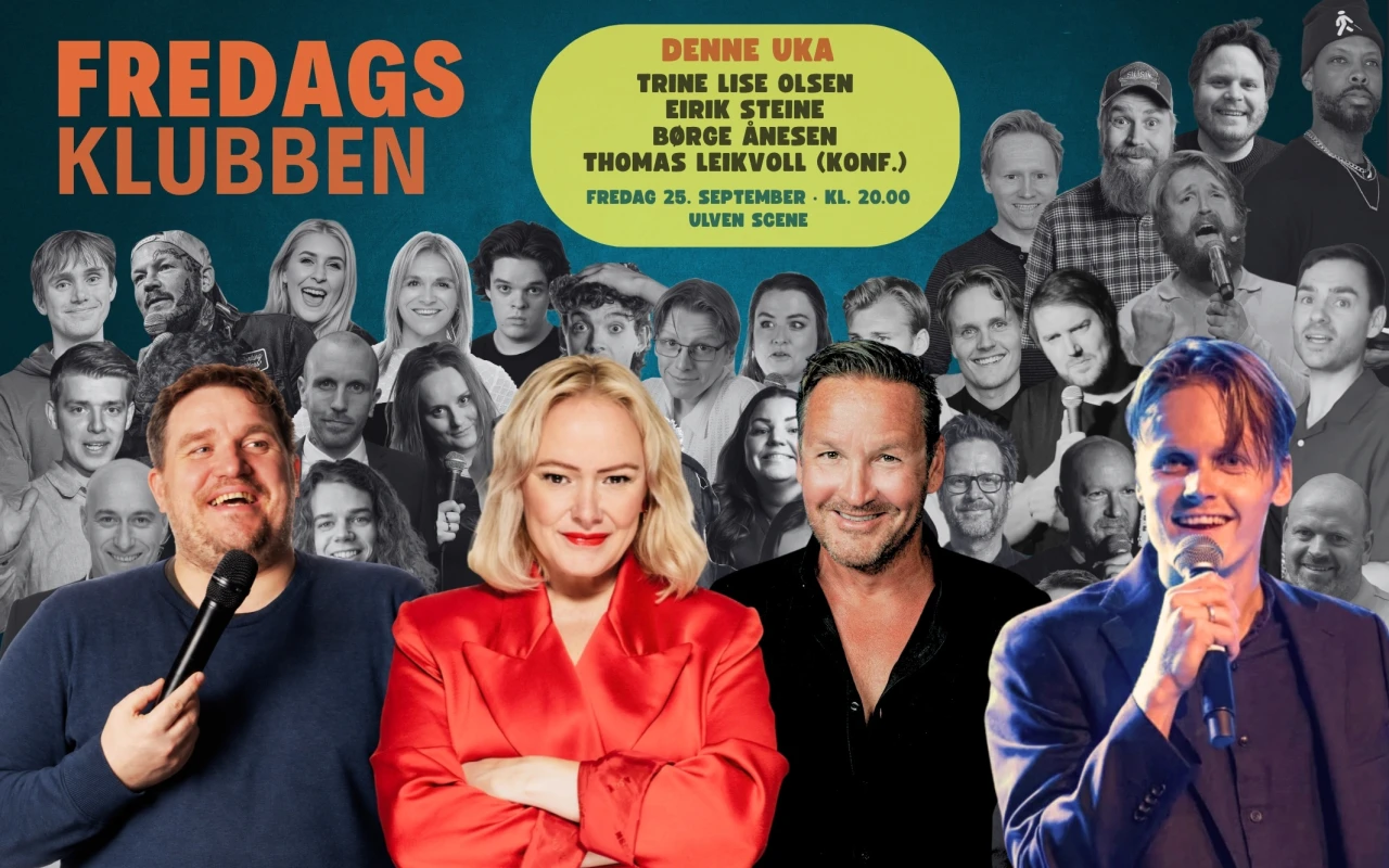 Fredagsklubben med Trine Lise Olsen, Eirik Steine, Børge Ånesen, Thomas Leikvoll (konf)