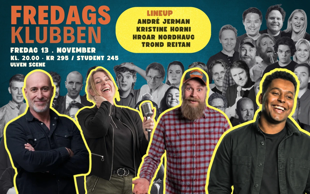 Fredagsklubben Med André Jerman, Kristine Horni, Trond Reitan