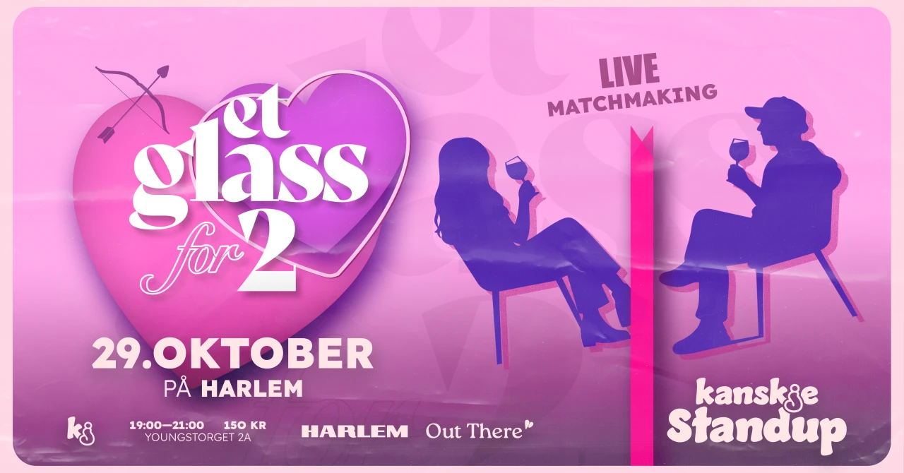 Kanskje standup presenterer: Et glass for 2