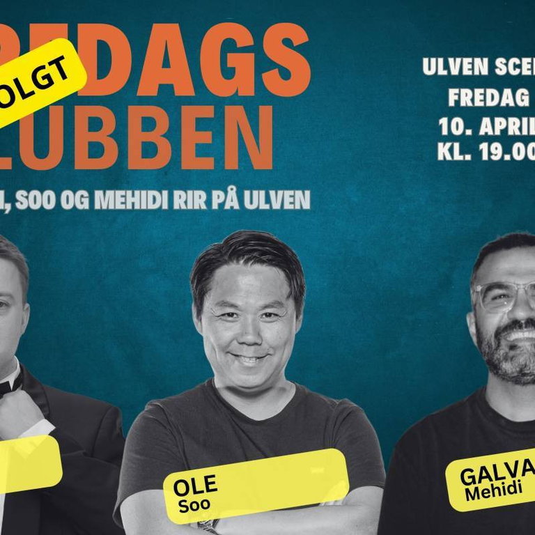 Fladseth, Soo og Mehidi rir på Ulven - UTSOLGT