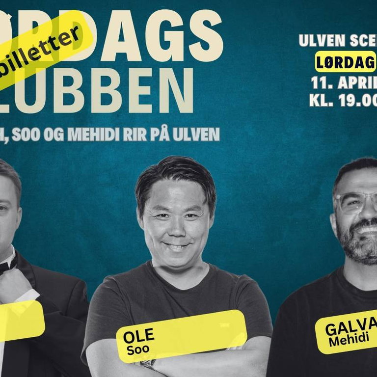 UTSOLGT! Fladseth, Soo og Mehidi rir på Ulven - FÅ BILLETTER