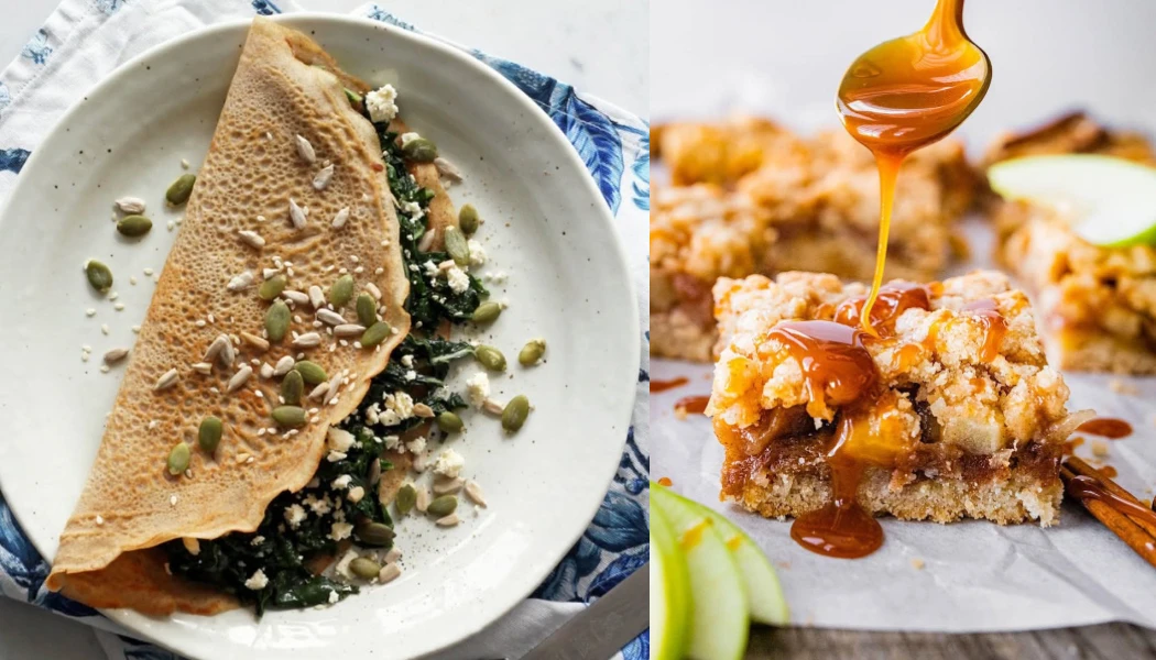 KW Folkekøkken: Buckwheat crepes and apple oat crumble