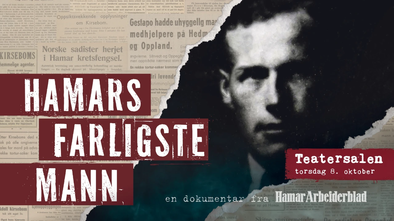 «Hamars farligste mann» i teatersalen i Brumunddal