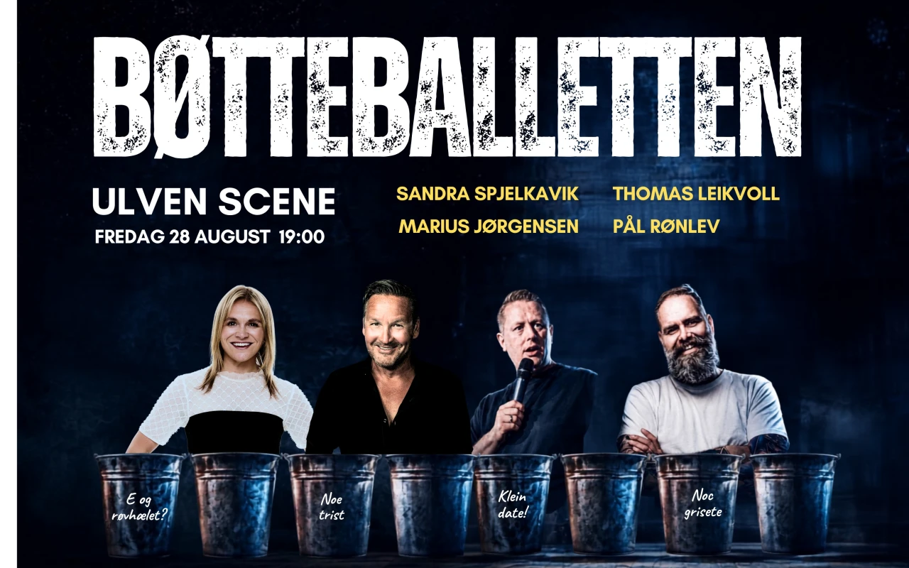Kick off- Bøtteballetten med Sandra Spjelkavik, Thomas Leikvoll, Pål Rønelv og Marius Jørgensen