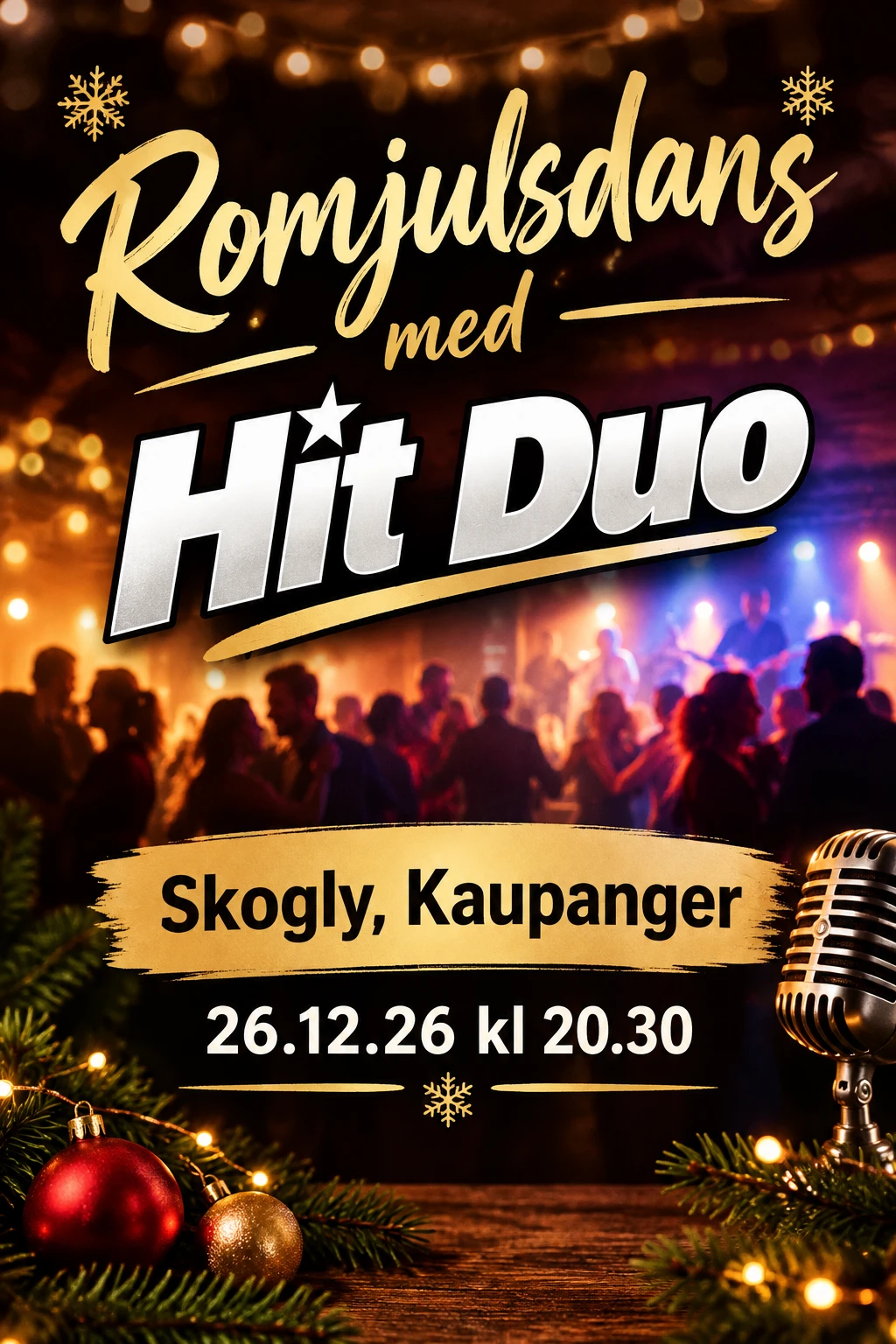 Romjulsdans med Hit Duo