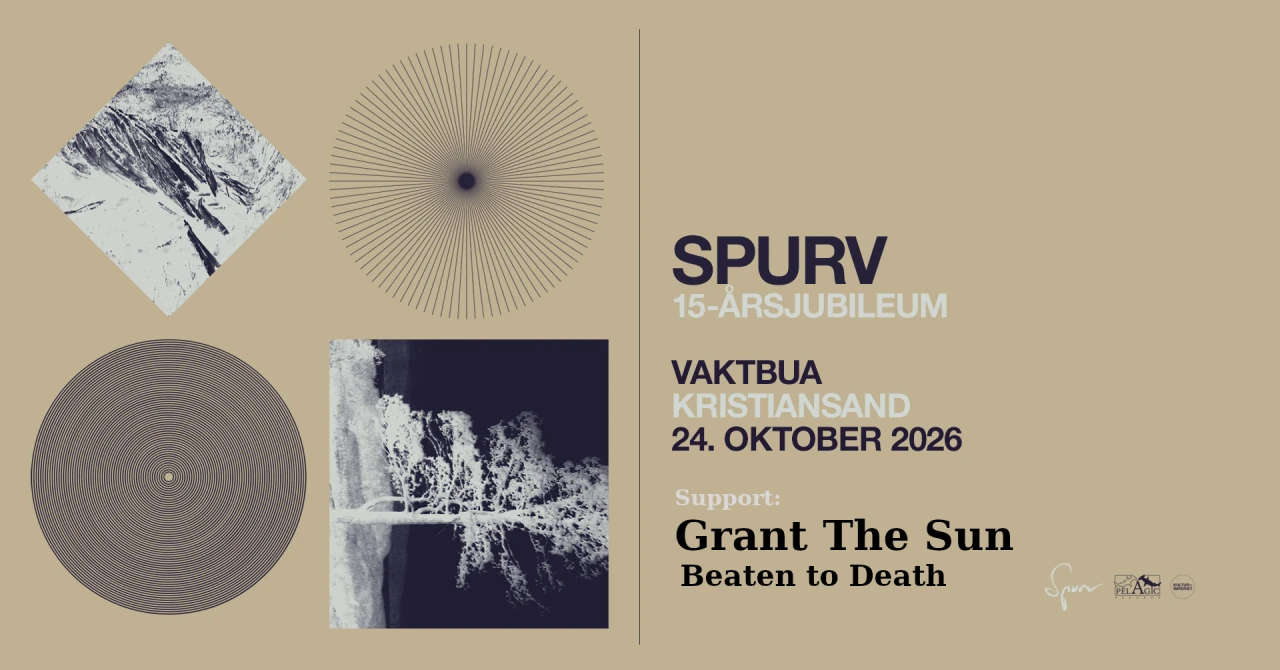 VIVID.presents: Spurv + Grant The Sun + Beaten To Death [post-rock/metal/grindcore] // Vaktbua