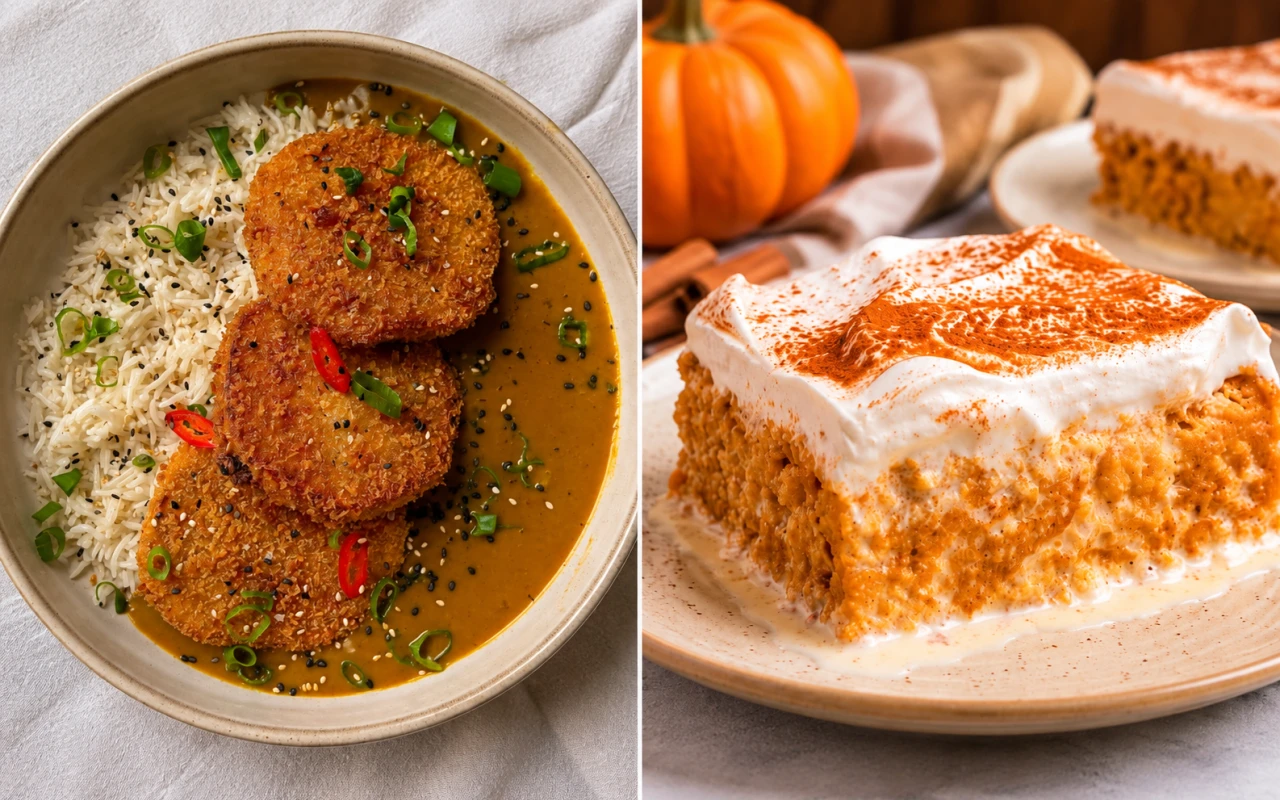 KW Folkekøkken: Pumpkin Katsu Curry and Tres Leches Cake
