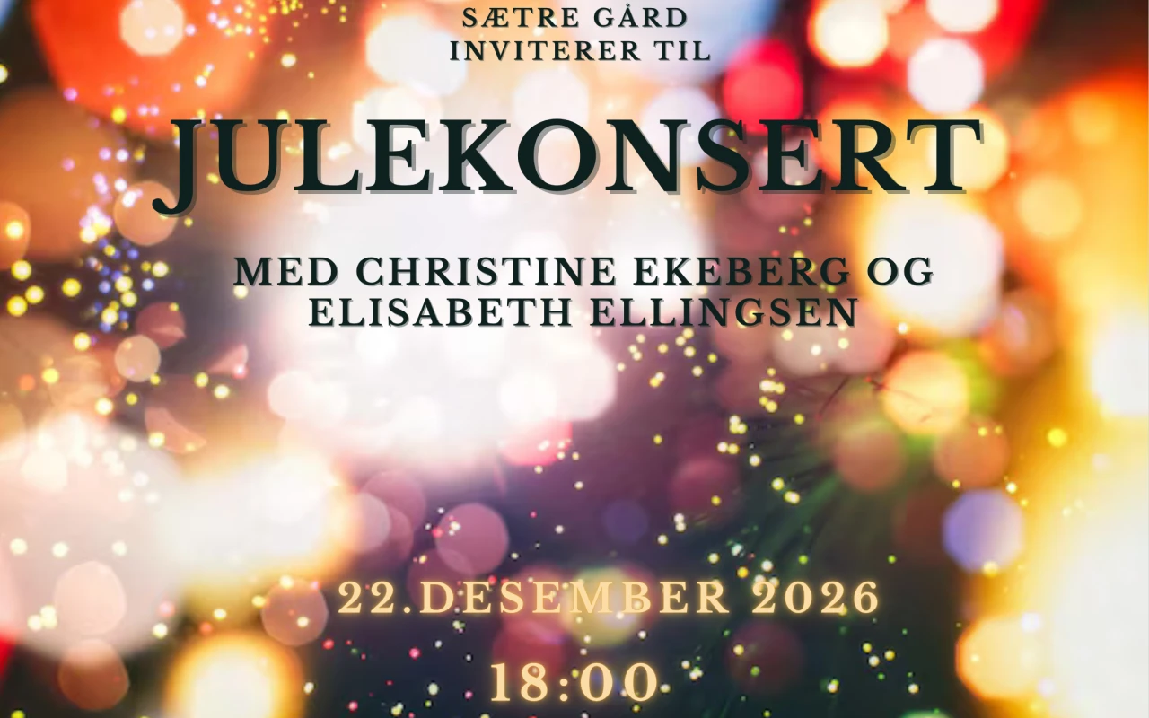 Julekonsert på Sætre Gård
