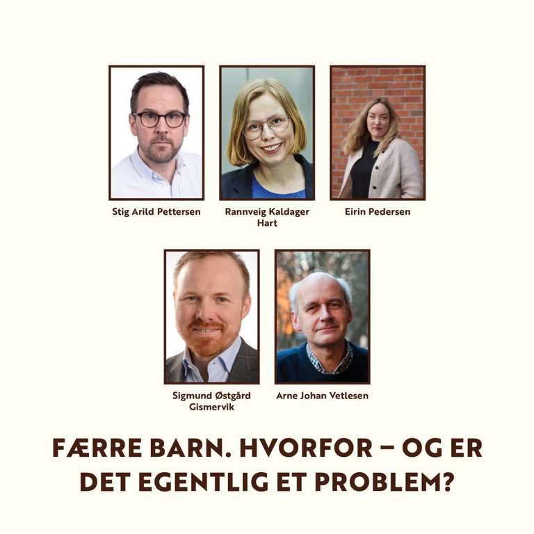 Færre barn. Hvorfor – og er det egentlig et problem?