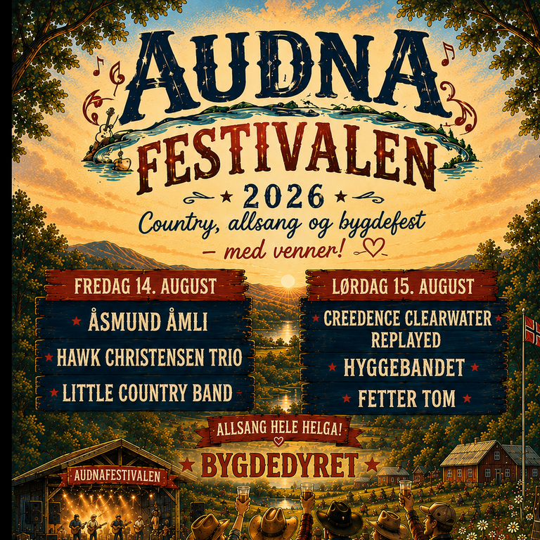 Audnafestivalen 2026