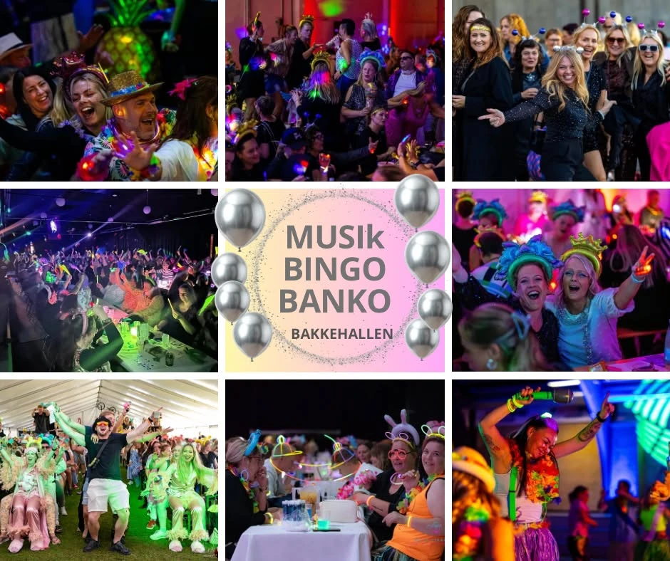 Musik Bingo Banko - Hawaii Lysfest i Bakkehallen, Hejnsvig